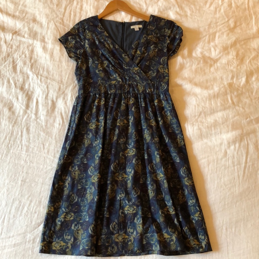 Faux wrap dress